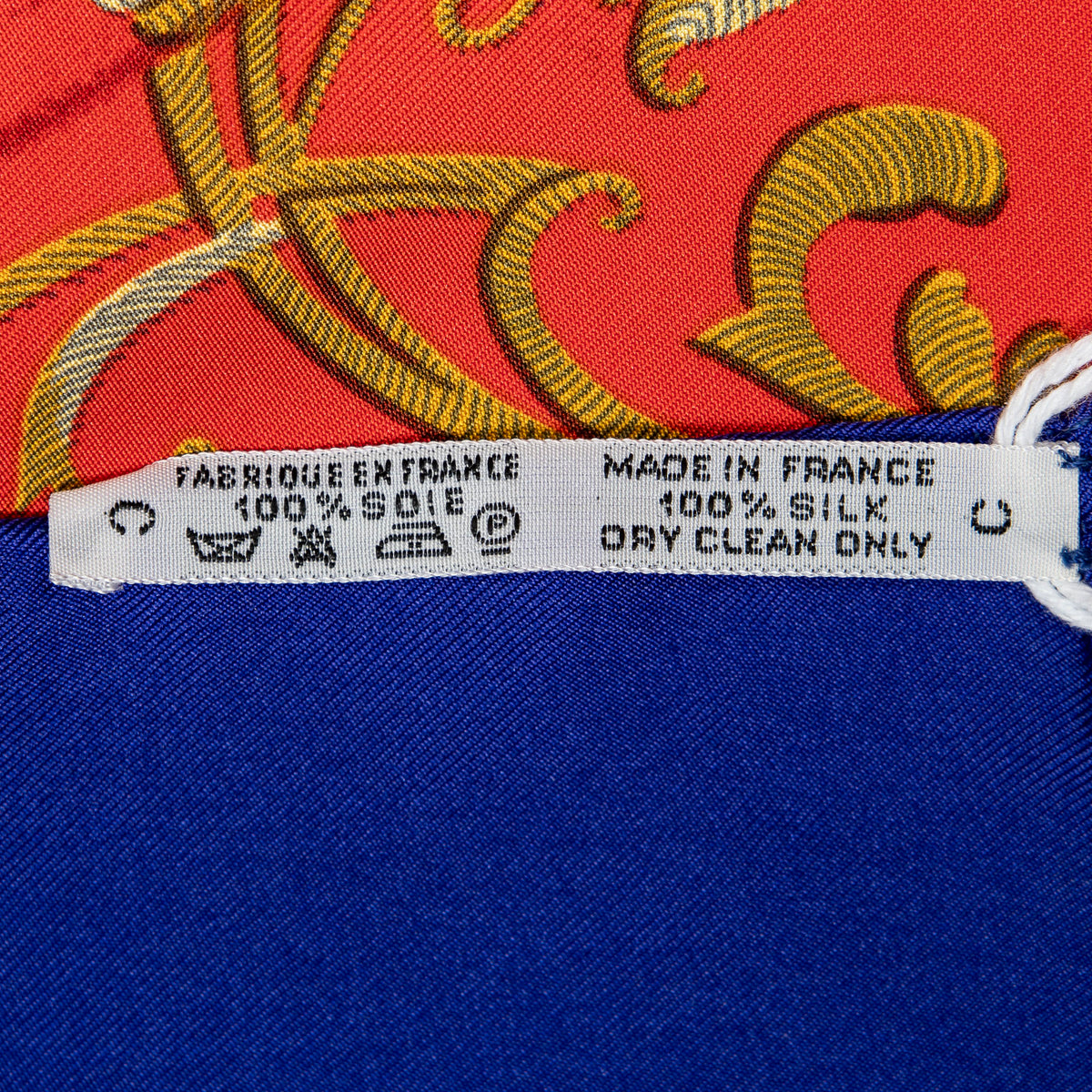 Scarf Scarf Blue 100% Twill Silk