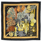 Scarf Scarf Black 100% Twill Silk