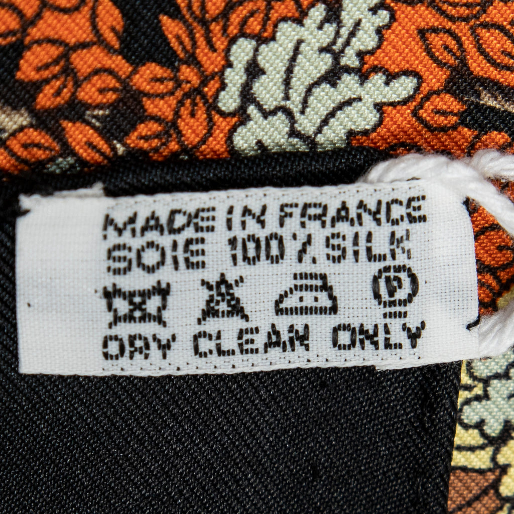 Scarf Scarf Black 100% Twill Silk