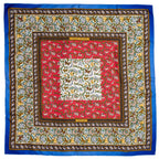 Scarf Scarf Blue 100% Twill Silk