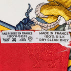 Scarf Scarf Red 100% Jacquard Silk