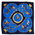 Scarf Scarf Navy 100% Twill Silk