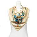 Scarf Scarf Beige 100% Twill Silk