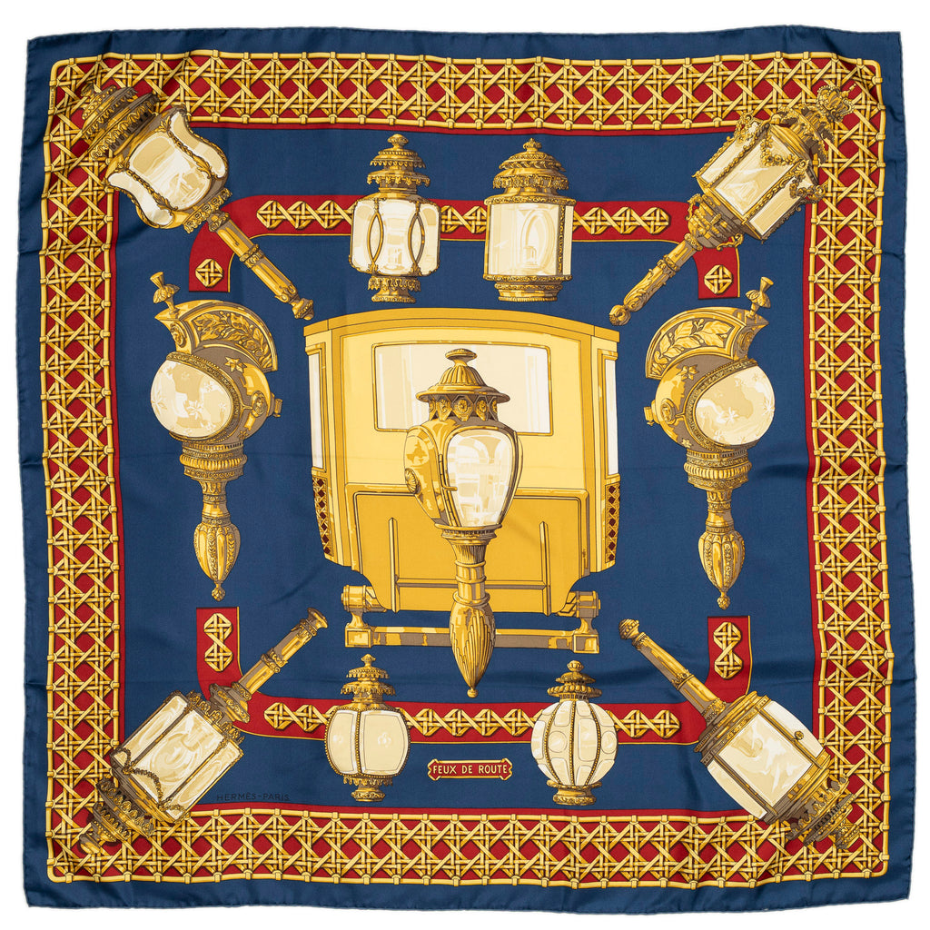 Scarf Scarf Navy 100% Twill Silk