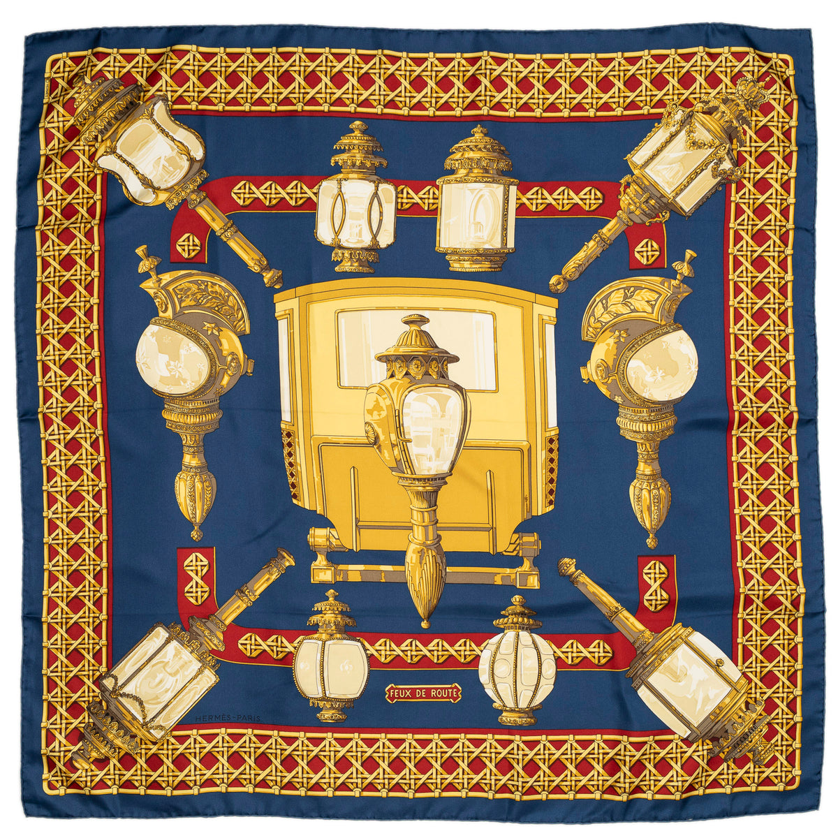 Scarf Scarf Navy 100% Twill Silk