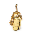 Shoulder Bag Padded Chain Cassette Crossbody Light Yellow Maxi Intrecciato Padded Leather