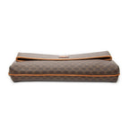 Clutch Flap Clutch Brown Macadam Coated Canvas
