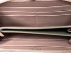 Wallet Timeless Zip Around Wallet Light Pink Caviar Leather