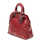 Shoulder Bag Medium Granville Tote Red Cannage Quilted Leather