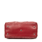Shoulder Bag Medium Granville Tote Red Cannage Quilted Leather
