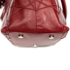 Shoulder Bag Medium Granville Tote Red Cannage Quilted Leather