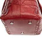Shoulder Bag Medium Granville Tote Red Cannage Quilted Leather