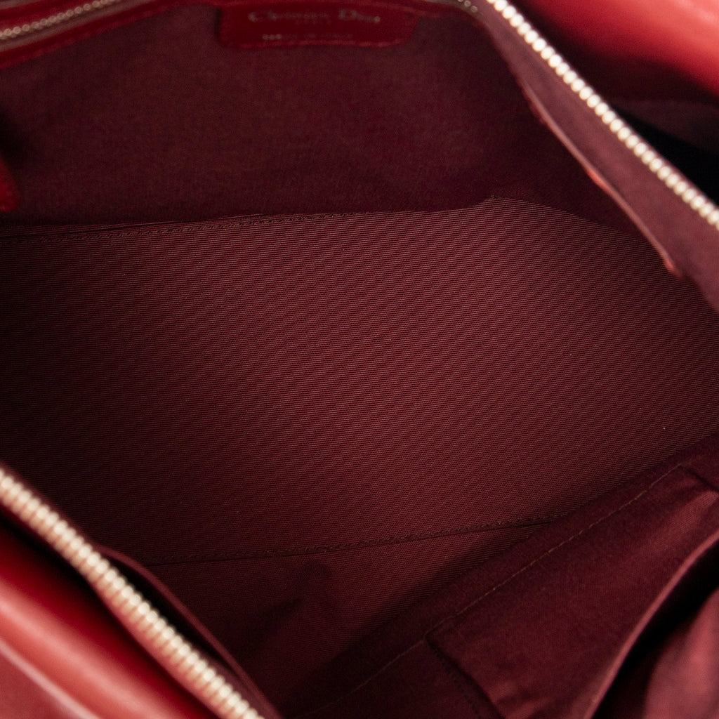Shoulder Bag Medium Granville Tote Red Cannage Quilted Leather