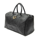Bolso de Viaje Vintage Mediano Travel Boston Negro Maxi Diorissimo Lona Revestida