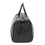 Bolso de Viaje Vintage Mediano Travel Boston Negro Maxi Diorissimo Lona Revestida