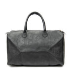 Bolso de Viaje Vintage Mediano Travel Boston Negro Maxi Diorissimo Lona Revestida