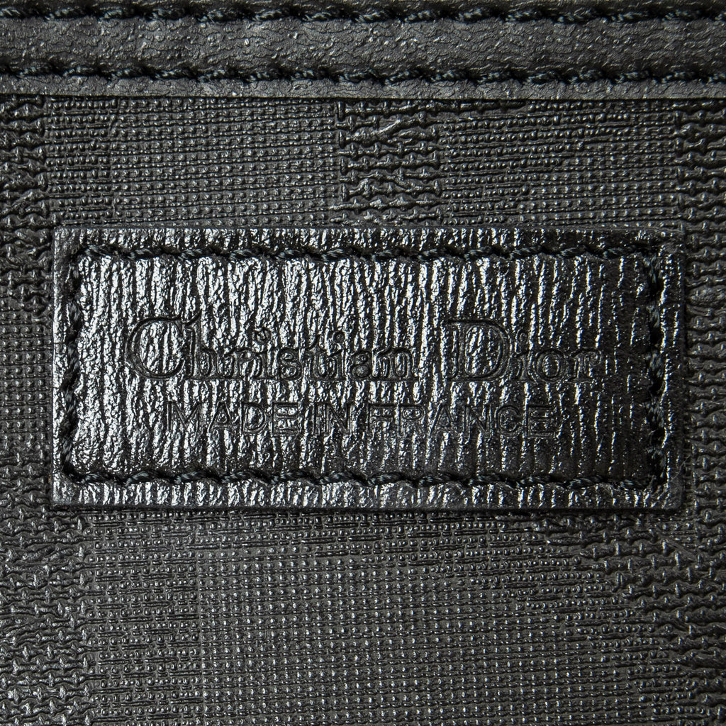 Bolso de Viaje Vintage Mediano Travel Boston Negro Maxi Diorissimo Lona Revestida