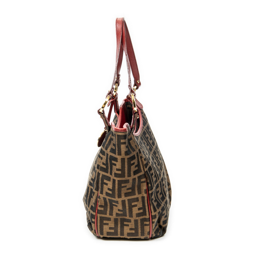 Shoulder Bag Small Chef Tote Red Zucca Canvas