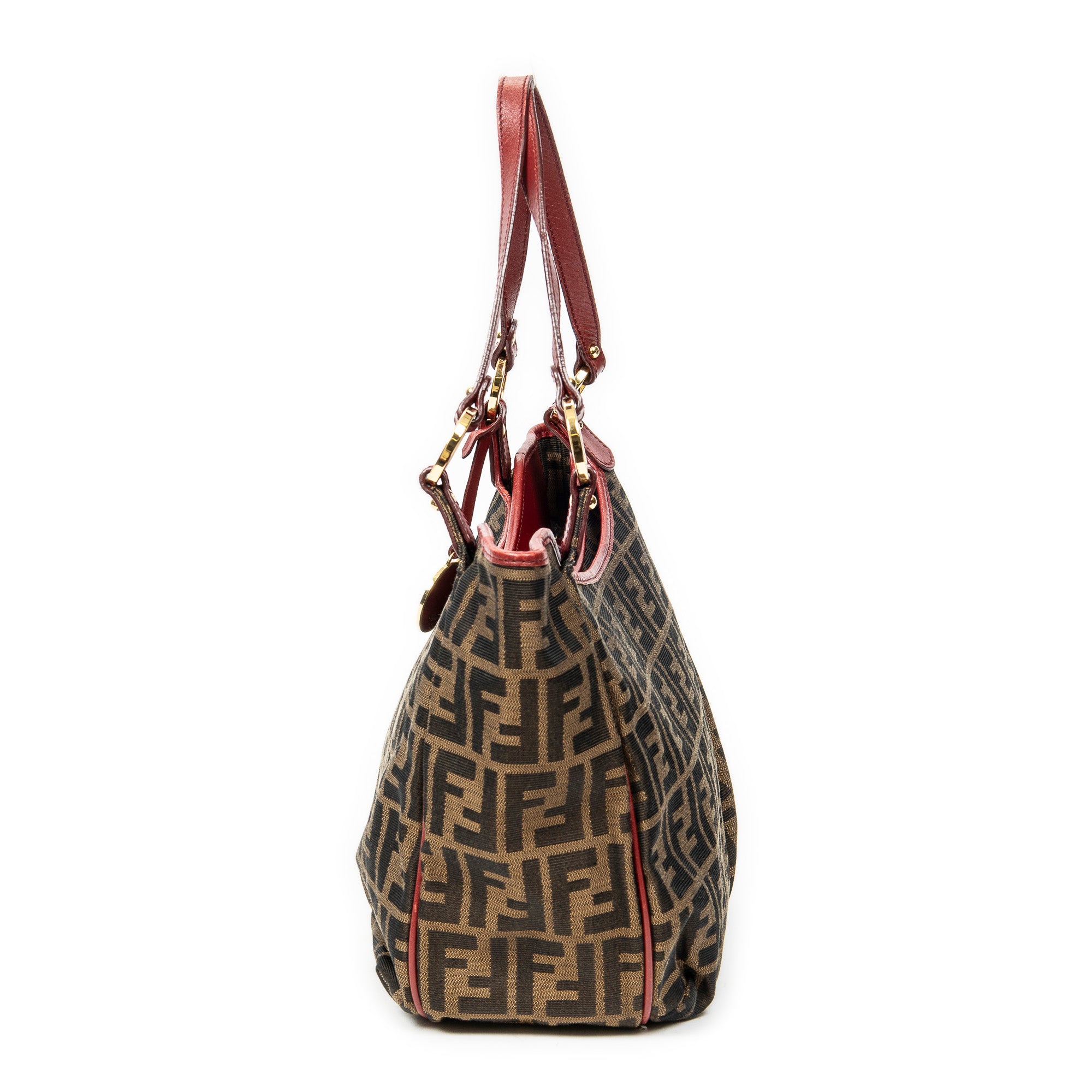 Shoulder Bag Small Chef Tote Red Zucca Canvas
