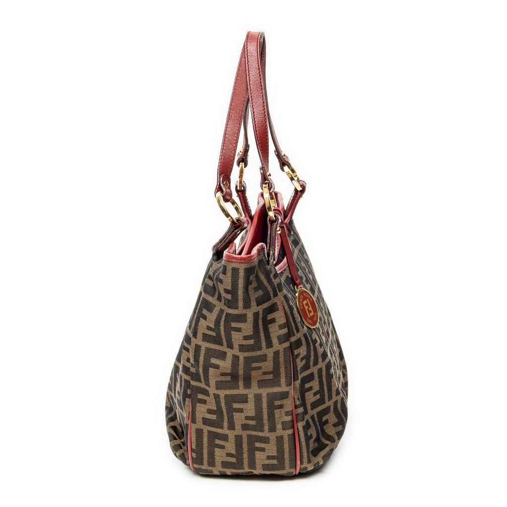 Shoulder Bag Small Chef Tote Red Zucca Canvas