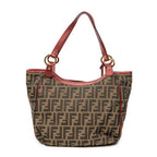 Shoulder Bag Small Chef Tote Red Zucca Canvas