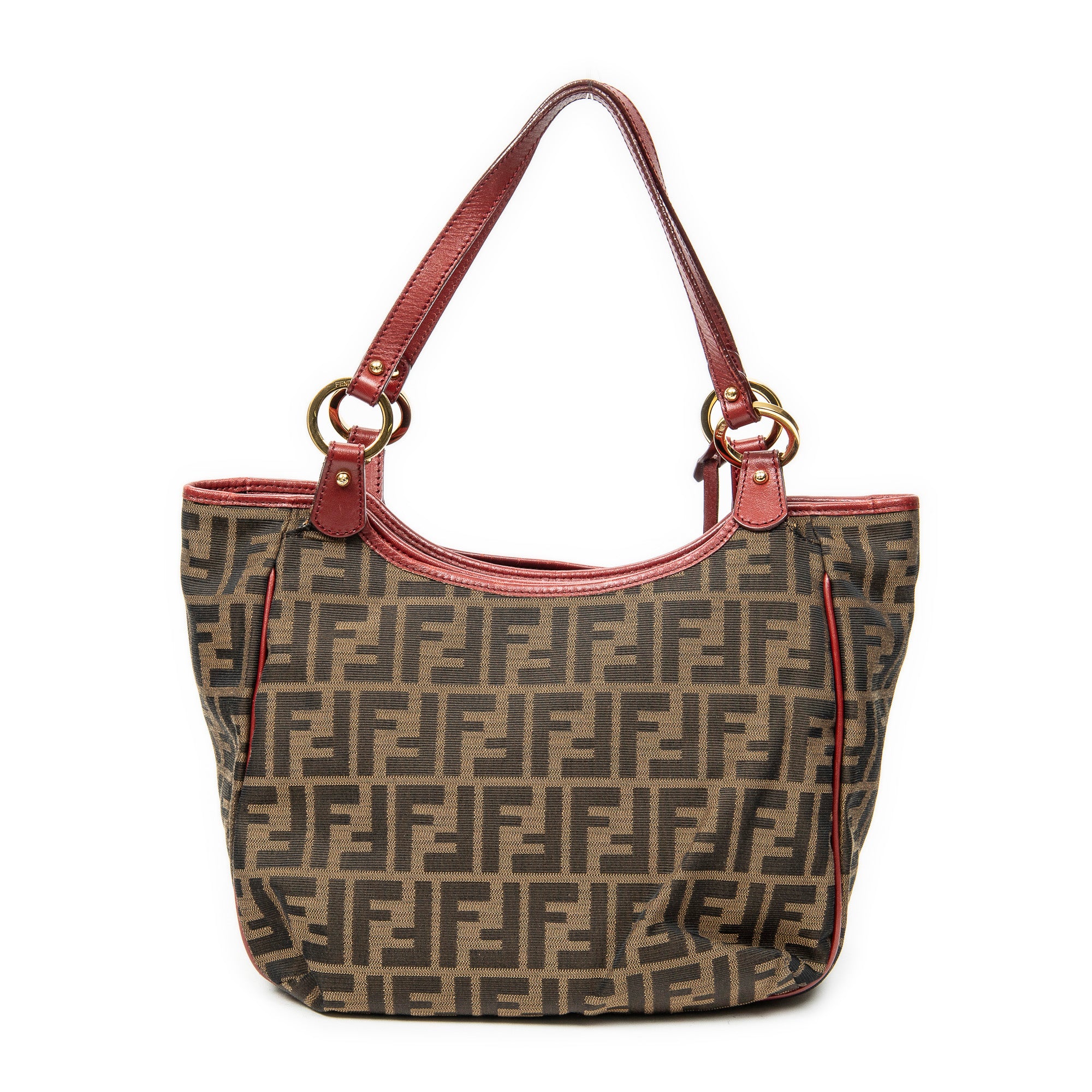 Shoulder Bag Small Chef Tote Red Zucca Canvas
