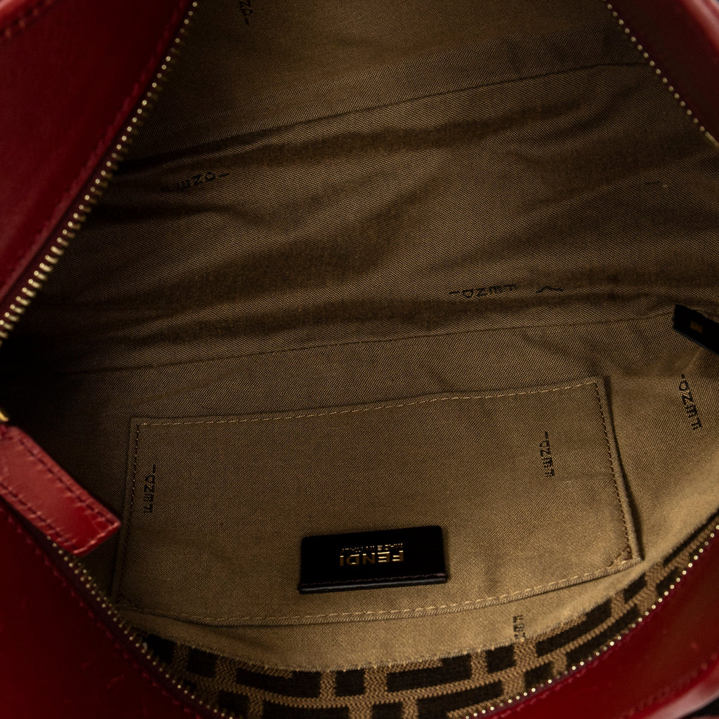Shoulder Bag Small Chef Tote Red Zucca Canvas