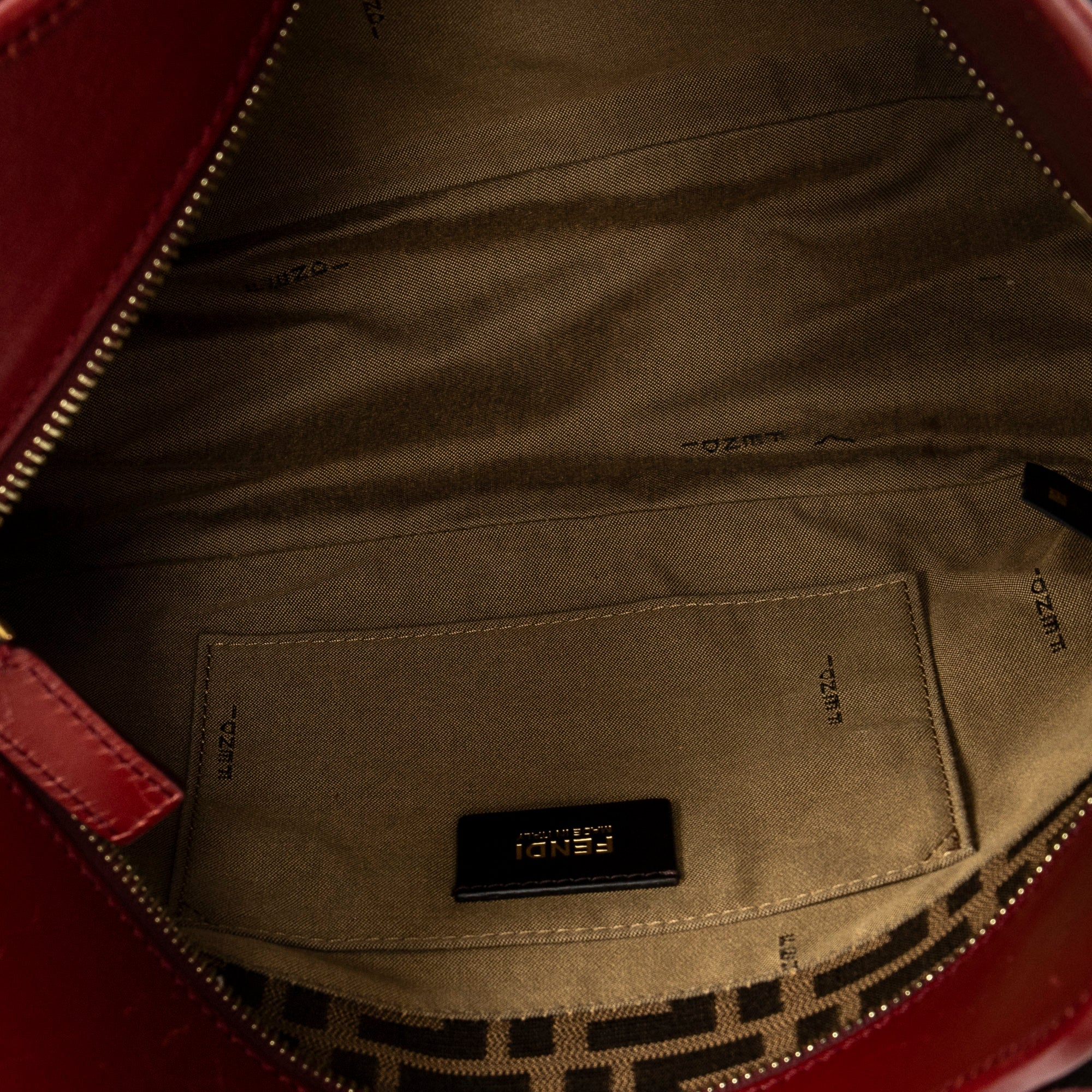 Shoulder Bag Small Chef Tote Red Zucca Canvas