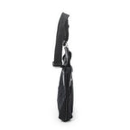 Shoulder Bag Front Slip Pocket Crossbody Black Monogrammed Canvas