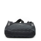 Shoulder Bag Front Slip Pocket Crossbody Black Monogrammed Canvas