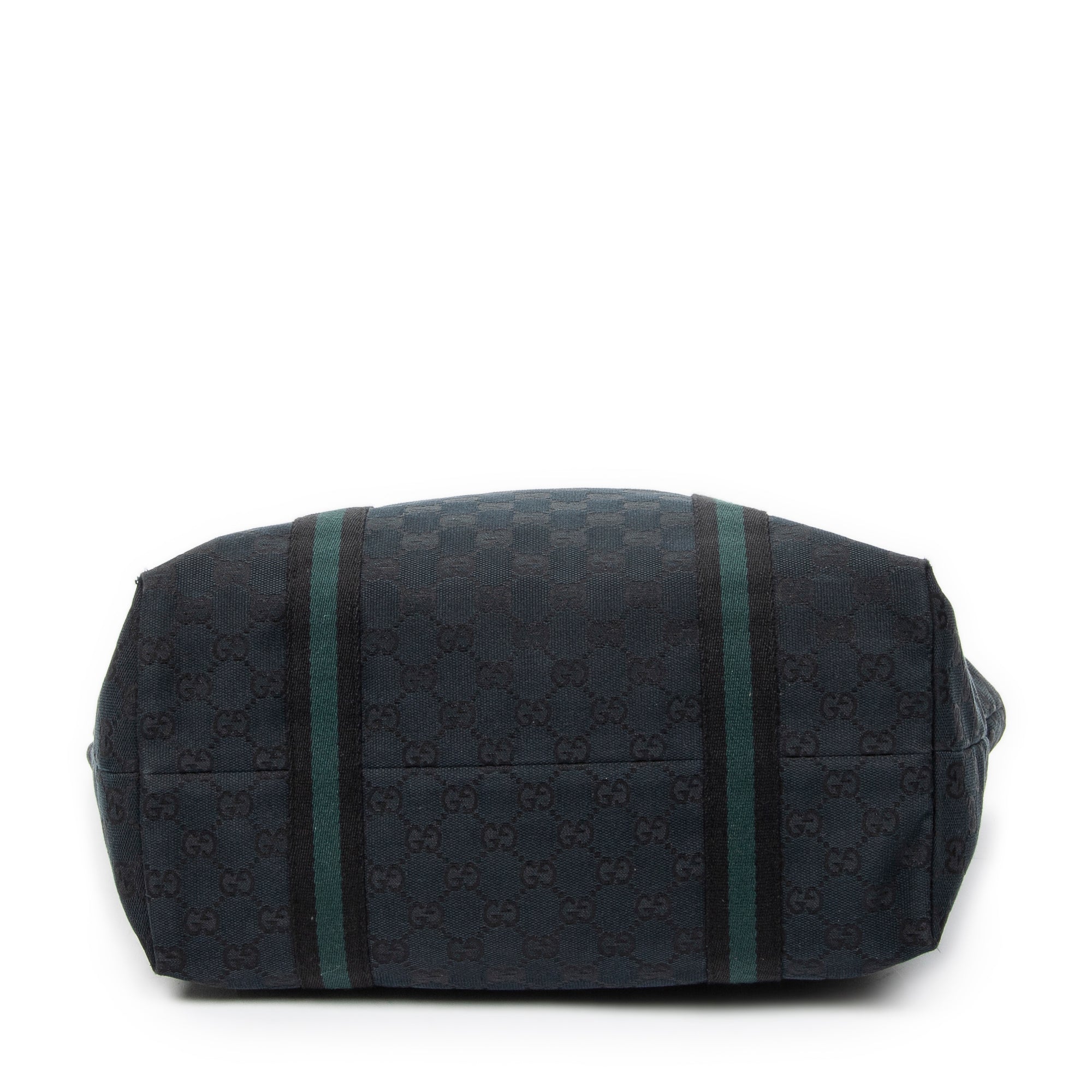 Shoulder Bag Medium Web Jolicoeur Tote Black Monogrammed Canvas