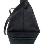 Shoulder Bag Medium Web Jolicoeur Tote Black Monogrammed Canvas