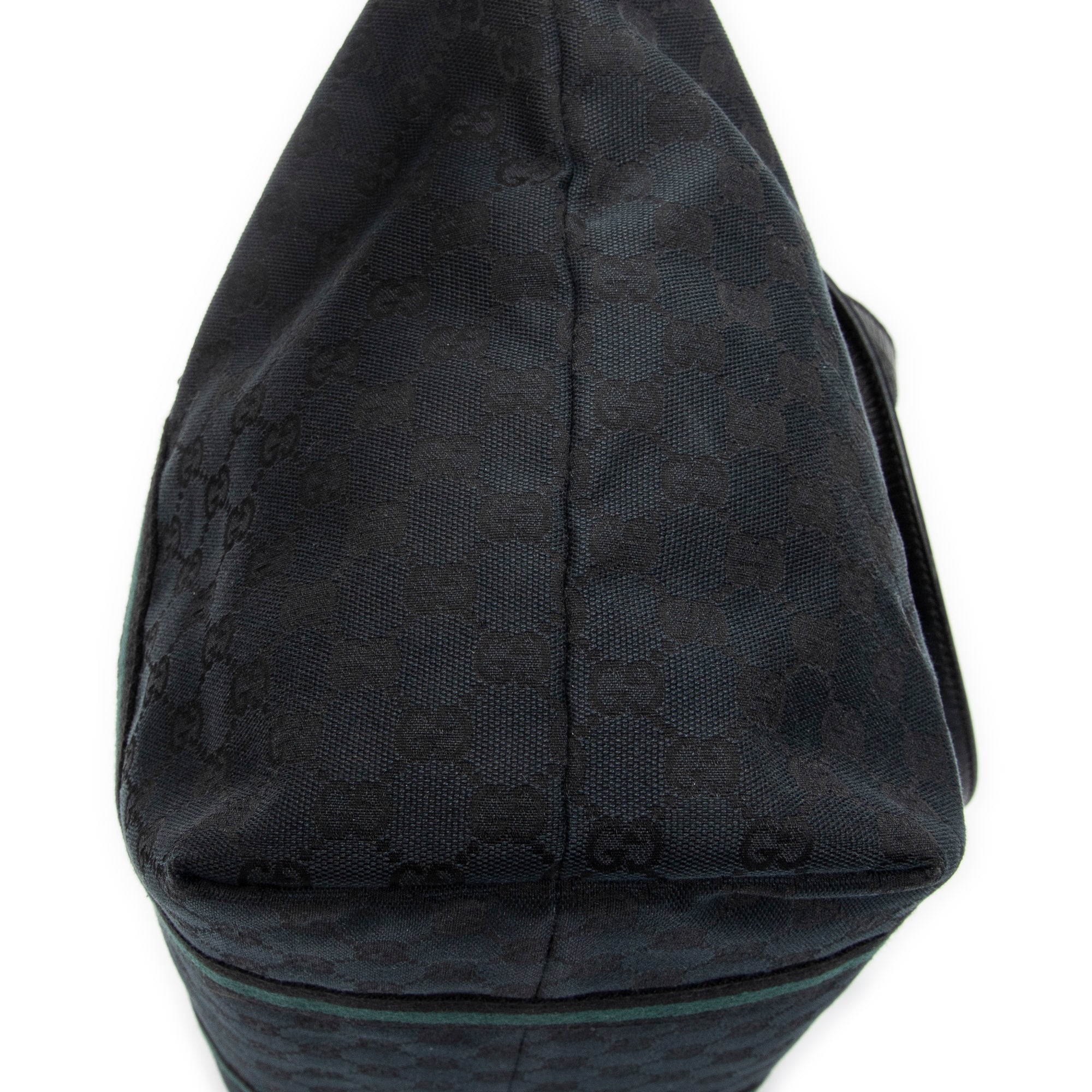 Shoulder Bag Medium Web Jolicoeur Tote Black Monogrammed Canvas