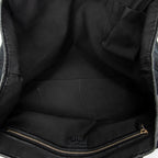 Shoulder Bag Medium Web Jolicoeur Tote Black Monogrammed Canvas