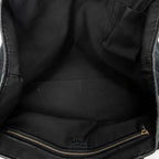 Bolso de hombro mediano Web Jolicoeur Tote Lona monograma negra
