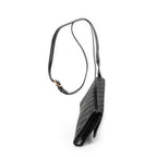 Shoulder Bag Bamboo Clutch Black Monogrammed Canvas