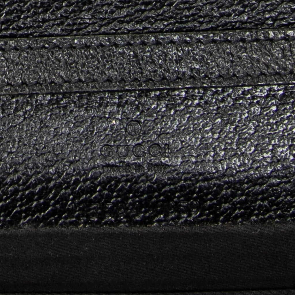 Shoulder Bag Bamboo Clutch Black Monogrammed Canvas