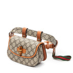 Waist Bag Mini Bamboo 1947 Belt Bag 70 Tan Supreme Coated Canvas