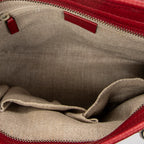 Shoulder Bag Small Bree Tote Red Monogrammed Canvas
