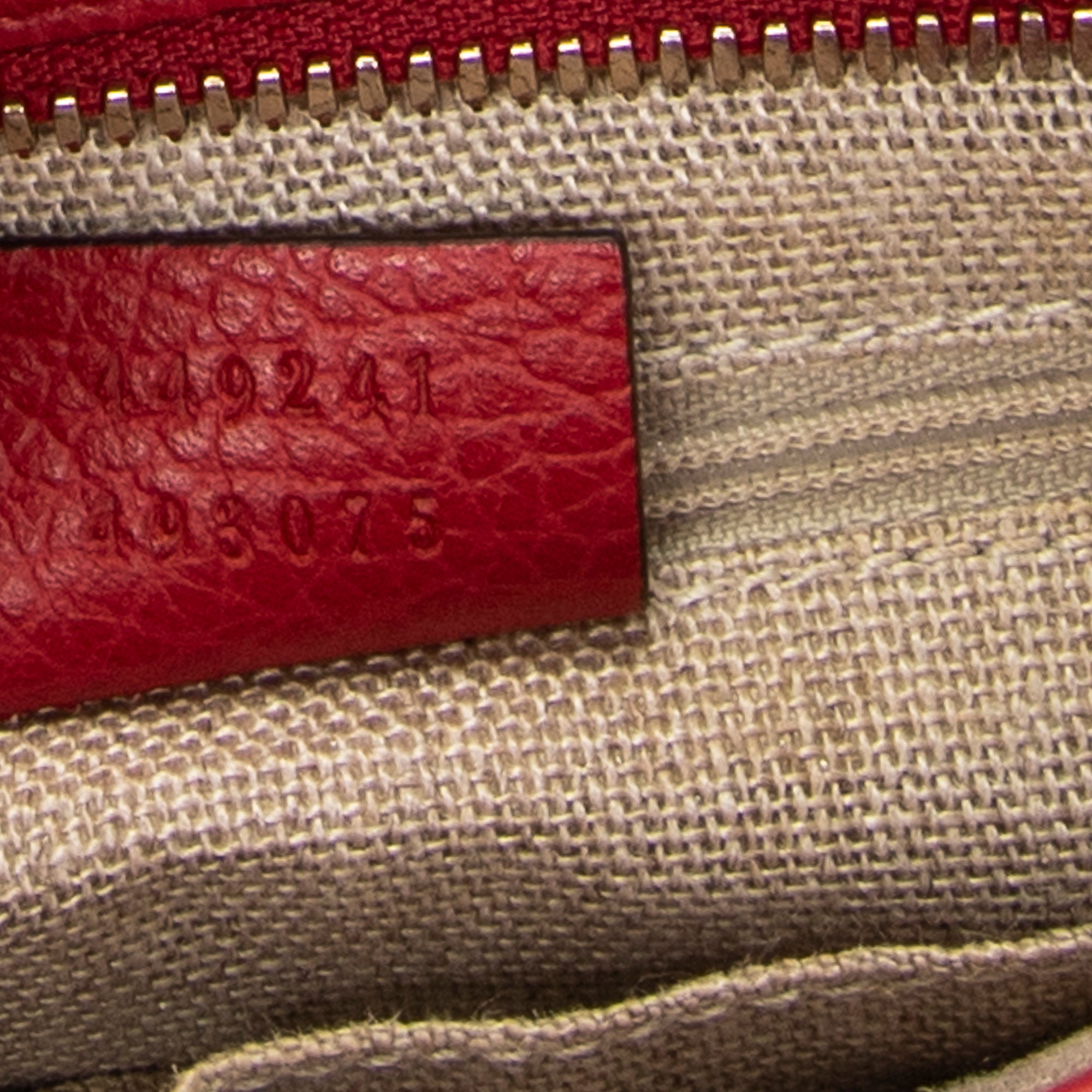 Shoulder Bag Small Bree Tote Red Monogrammed Canvas