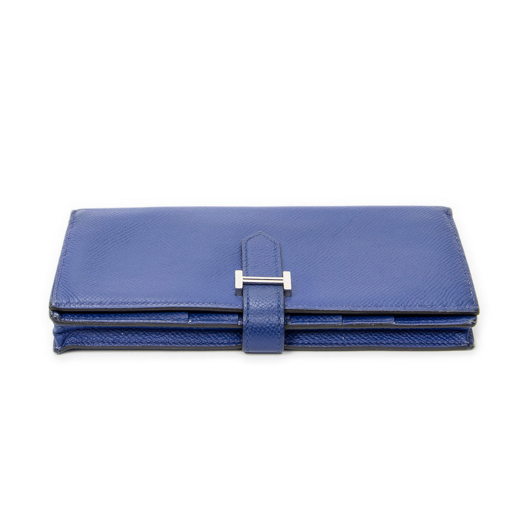 Wallet Bearn Wallet Blue Electric Epsom Leather