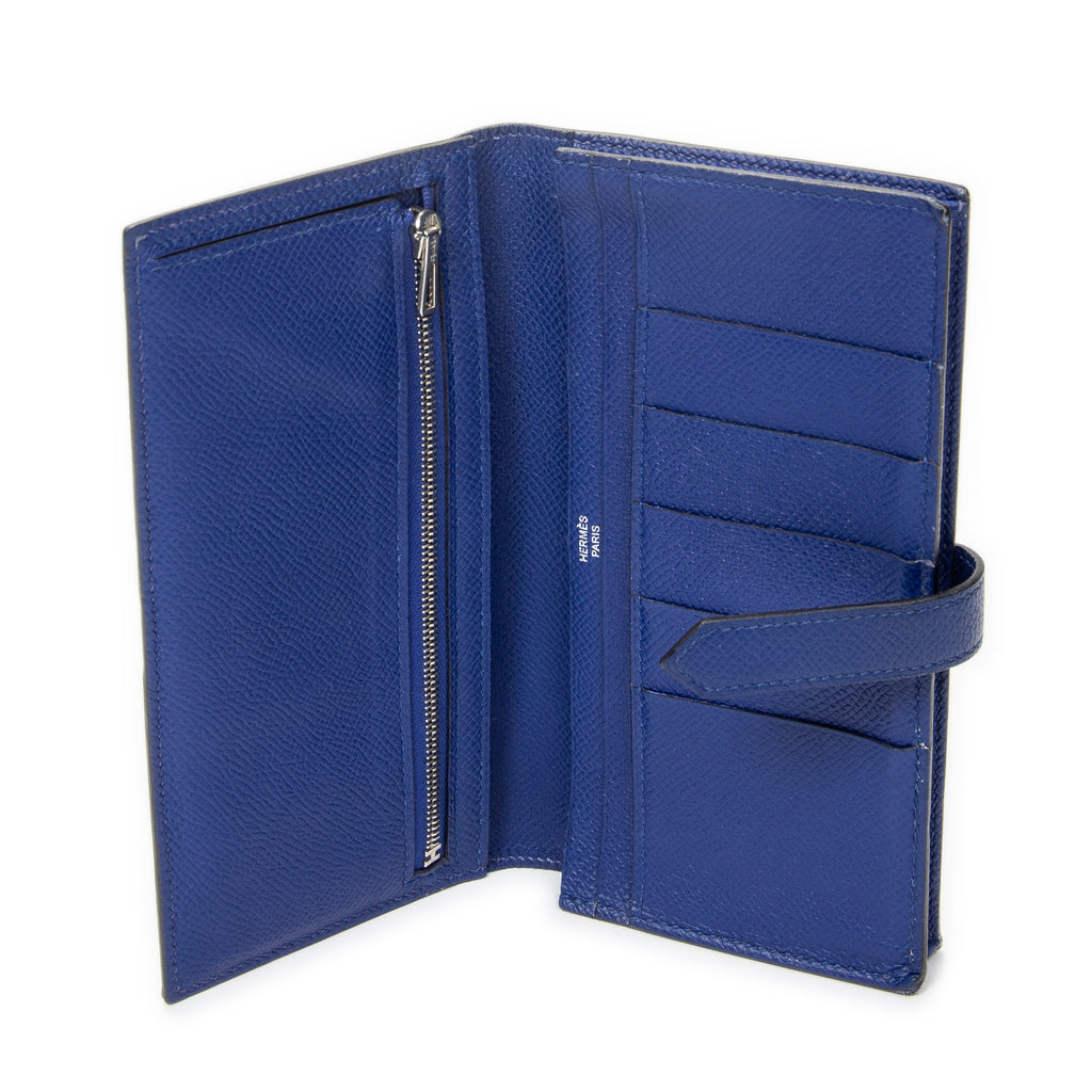 Wallet Bearn Wallet Blue Electric Epsom Leather