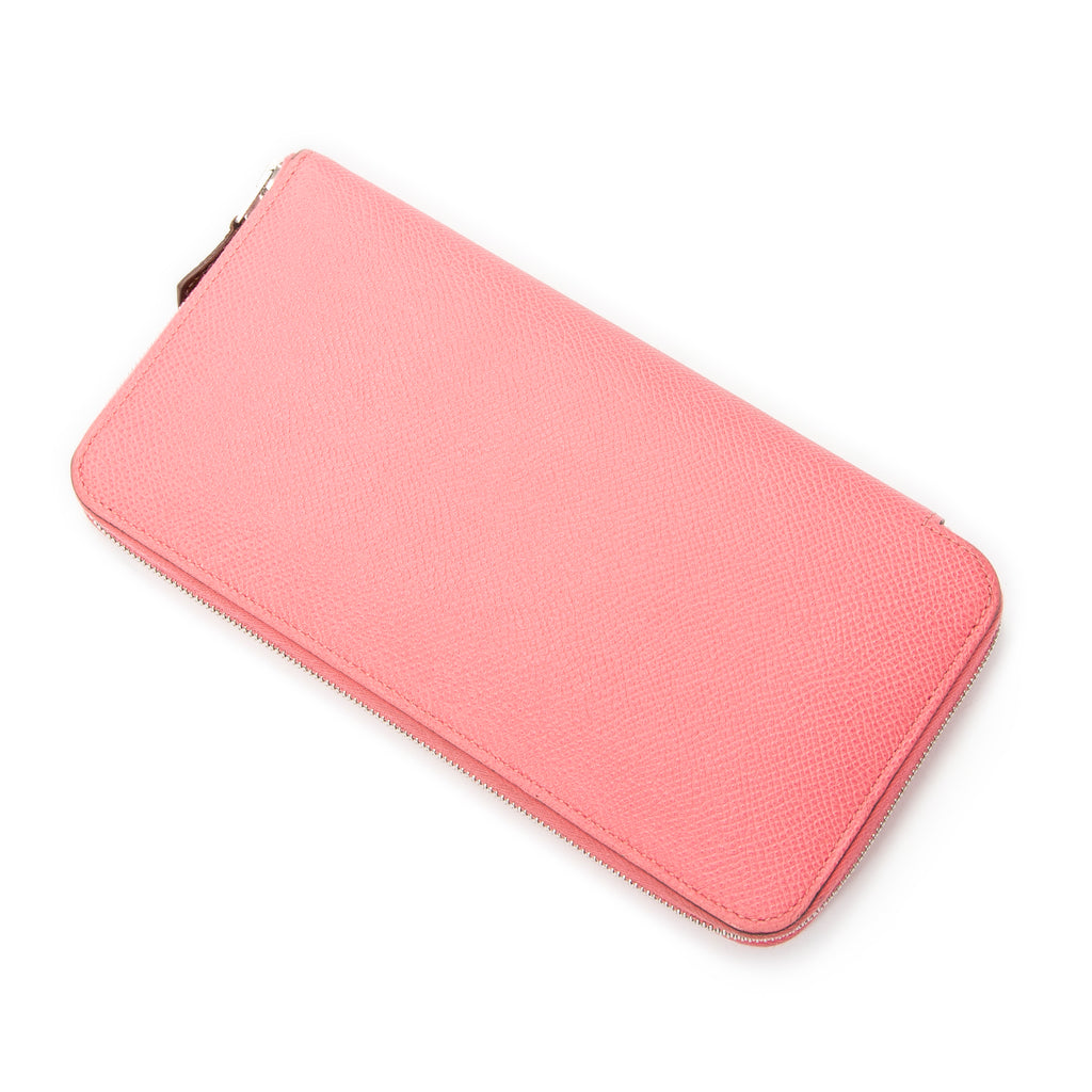 Wallet Azap Silk'In Classique Long Wallet Rose Azalee Epsom Leather