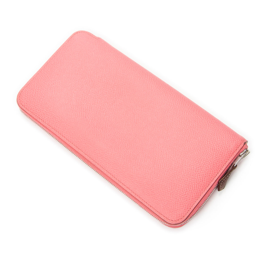 Wallet Azap Silk'In Classique Long Wallet Rose Azalee Epsom Leather