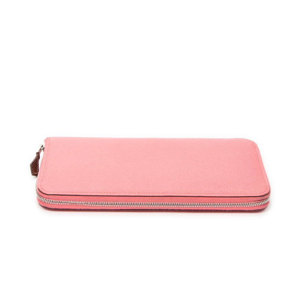 Wallet Azap Silk'In Classique Long Wallet Rose Azalee Epsom Leather