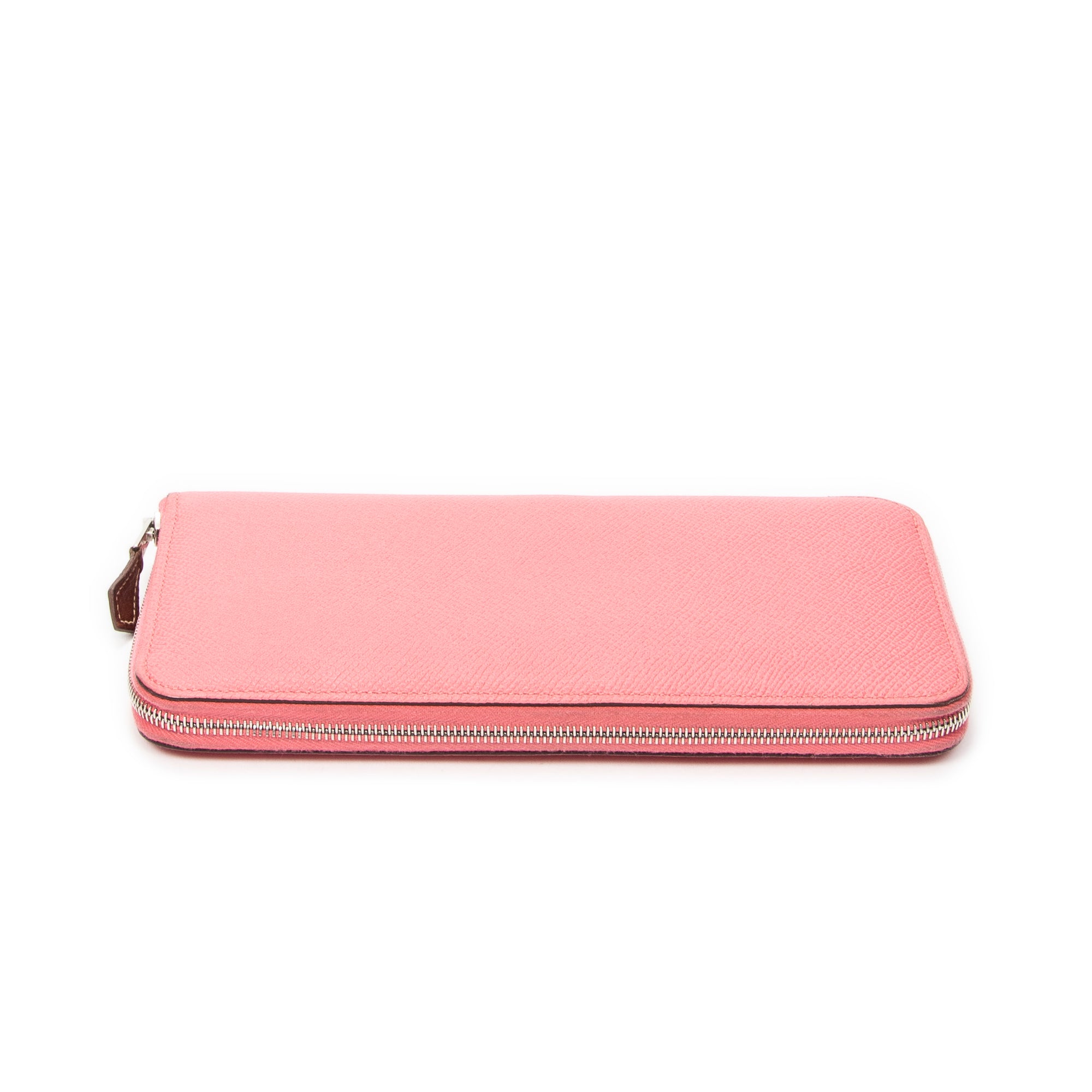 Wallet Azap Silk'In Classique Long Wallet Rose Azalee Epsom Leather