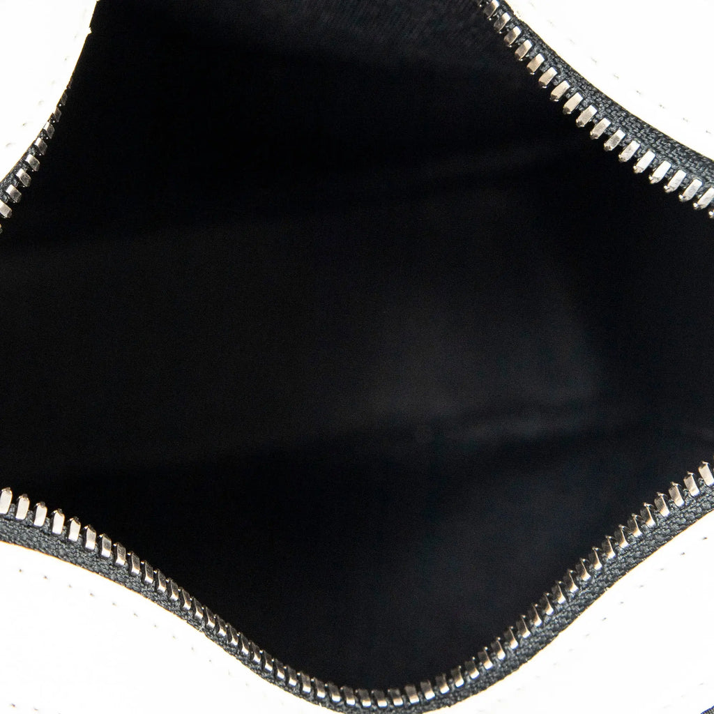 Sac à bandoulière pour appareil photo petit messager noir en cuir gaufré Anagram