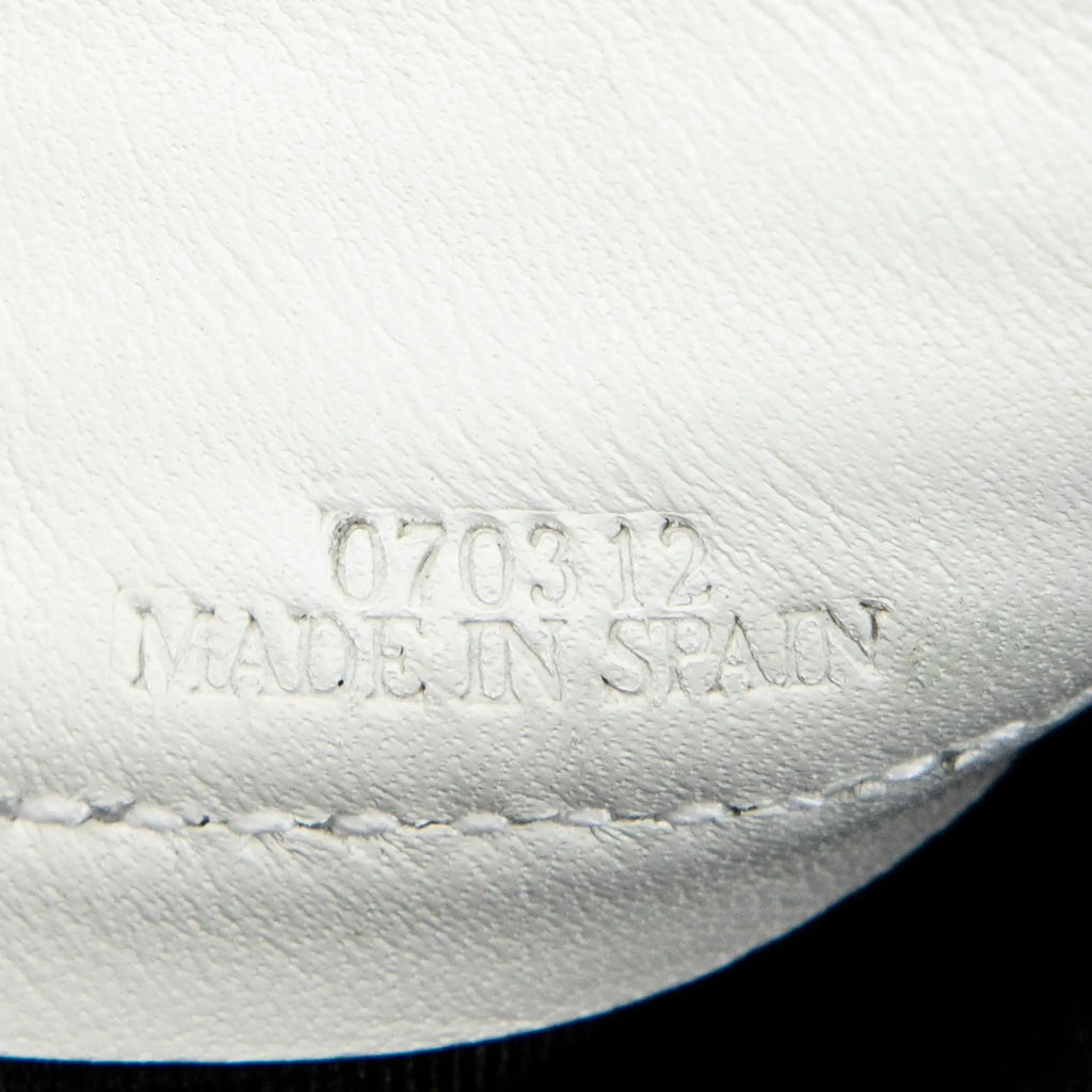 Sac à bandoulière pour appareil photo petit messager noir en cuir gaufré Anagram