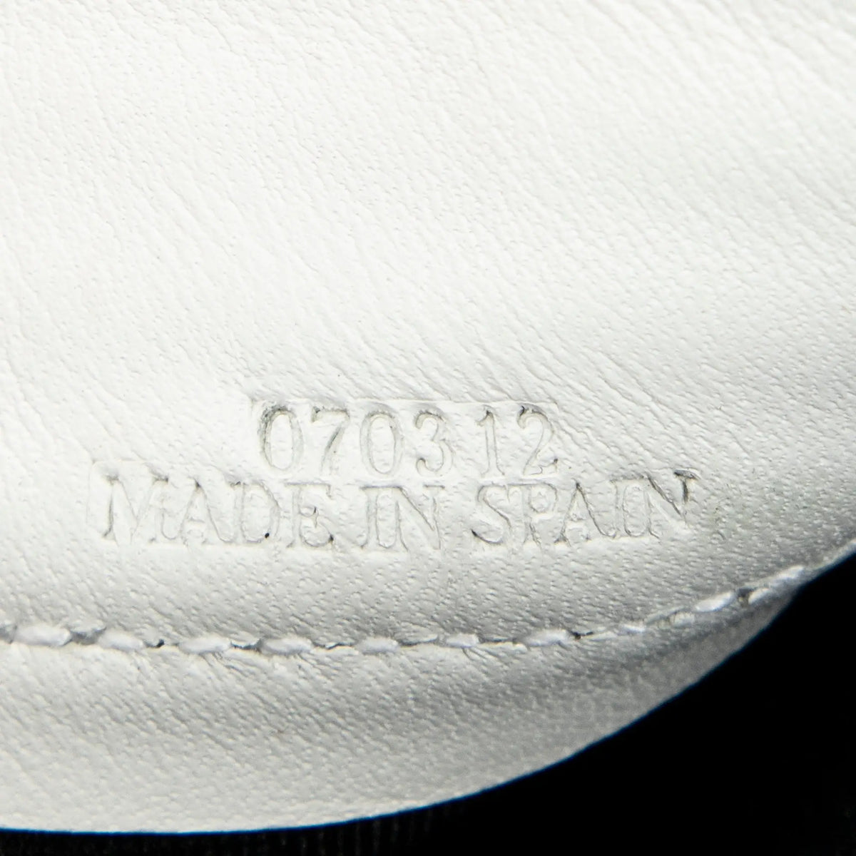 Sac à bandoulière pour appareil photo petit messager noir en cuir gaufré Anagram