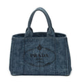 Shoulder Bag Medium Canapa Tote Blue Denim Canapa Denim Canvas
